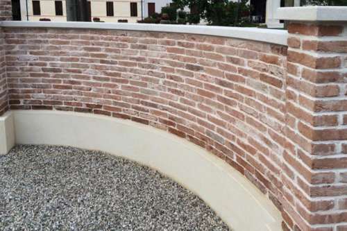 Gartenmauer Stein modern